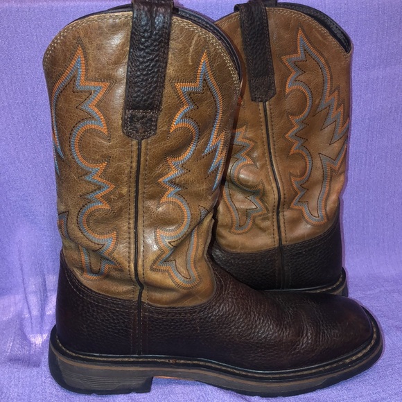 Used Men’s Noble Outfitters Western Work Boots Size 9R - Picture 8 of 14